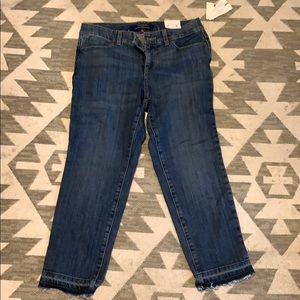 Talbots 5-pocket curvy crop jeans size 6p
